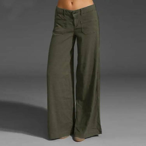 European And American Ladies Trousers Slimming Patchwork-9