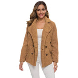 European And American Lamb Fleece Thickened Women's Sweater-18