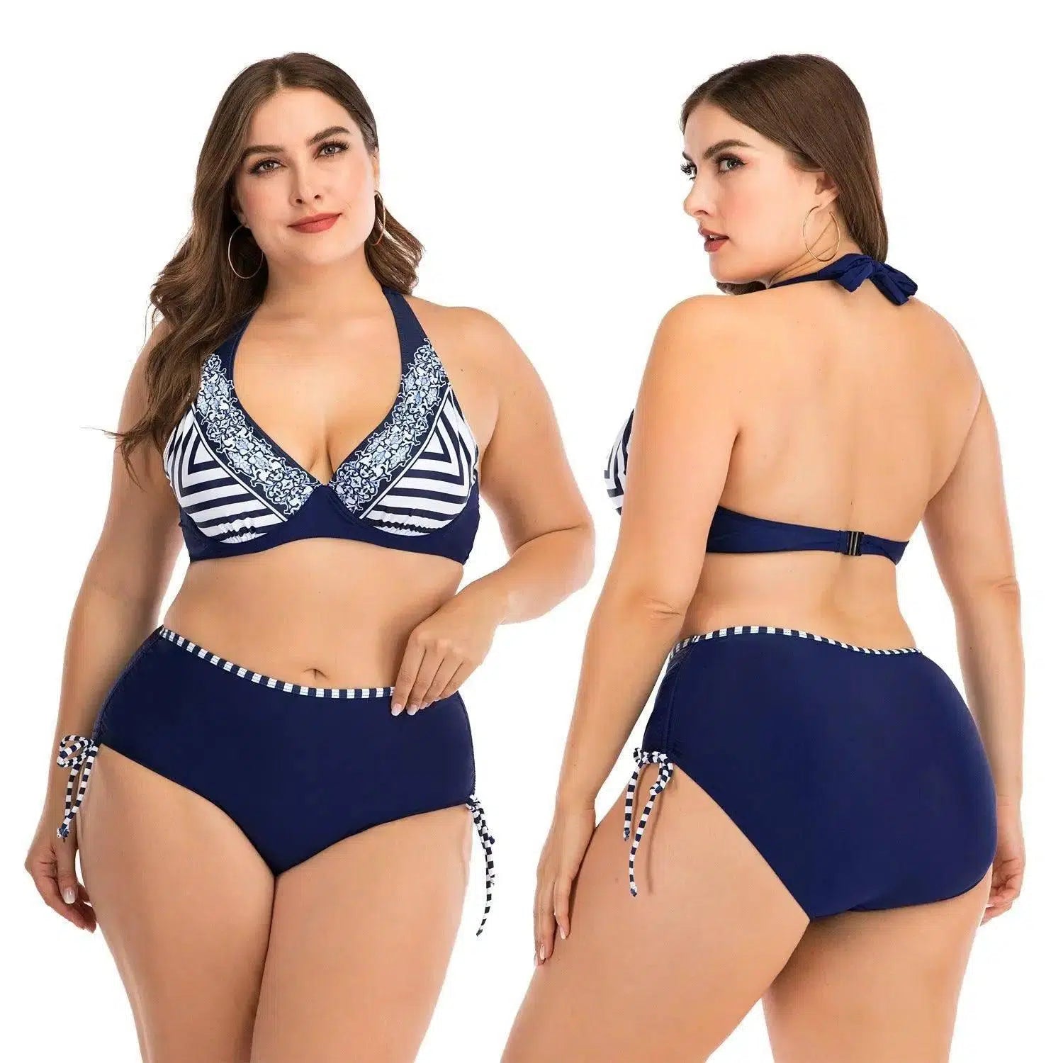 European and American plus size bikini-1