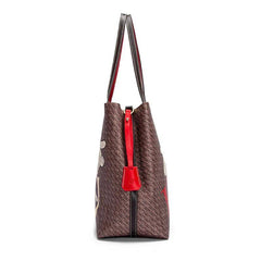 Fashion Classic Women's New Handbag Shopping and Shopping-Brown-2