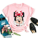 Fashion Disney Minnie Top top LOVEMI  DS0247-FS XXXL 