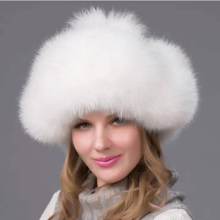 Fur hat fox fur Leifeng women's hat-10