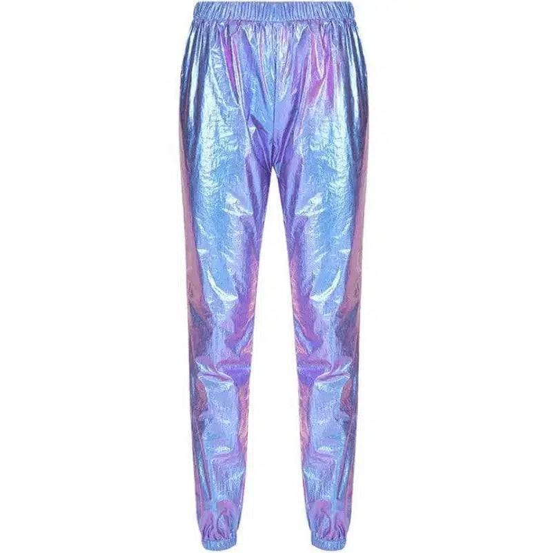 LOVEMI - Lovemi - Gradient Hip Hop Streetwear Pants Women Purple