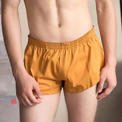 Home boxer track shorts-Brown-4