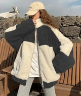 LOVEMI  Hoodies Lovemi -  Lamb wool coat