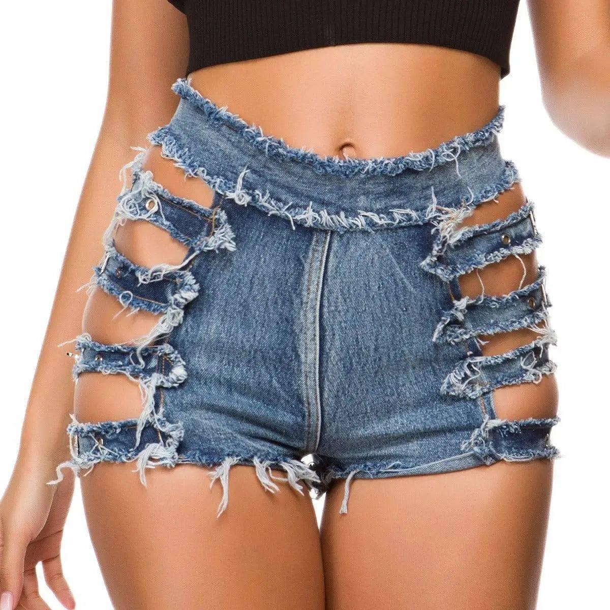 LOVEMI - Hot pants summer cut sexy jeans