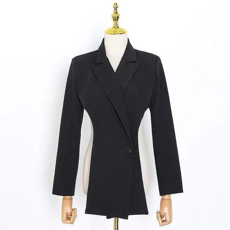 LOVEMI - Niche design black suit jacket