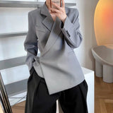 LOVEMI Jackets Grey / M Lovemi -  Mooirue Spring Elegant Women Blazer Long Sleeve Hidden