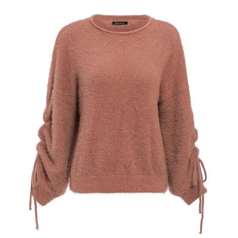 Knit sweater lace sweater-2