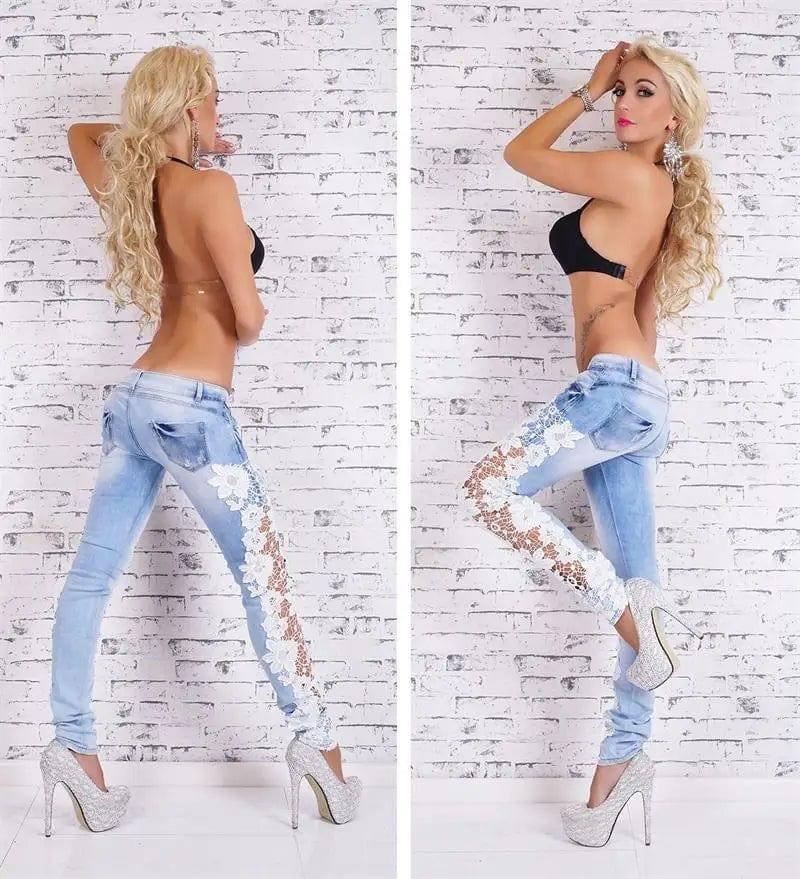 Lace jeans-5