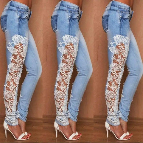 Lace jeans-S-7