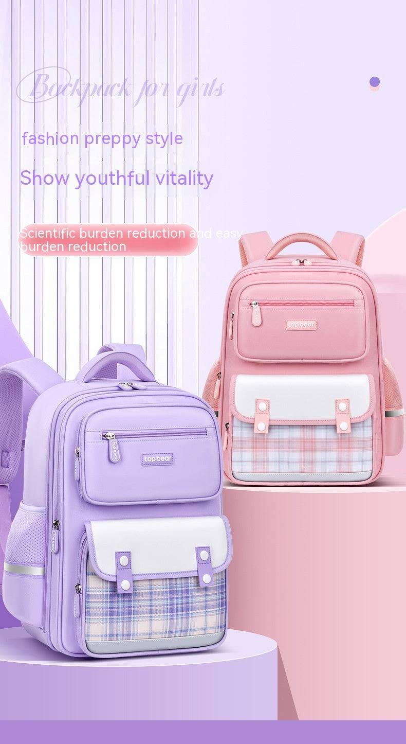 Large Capacity Cute Backpack Spine Protection And Burden-9