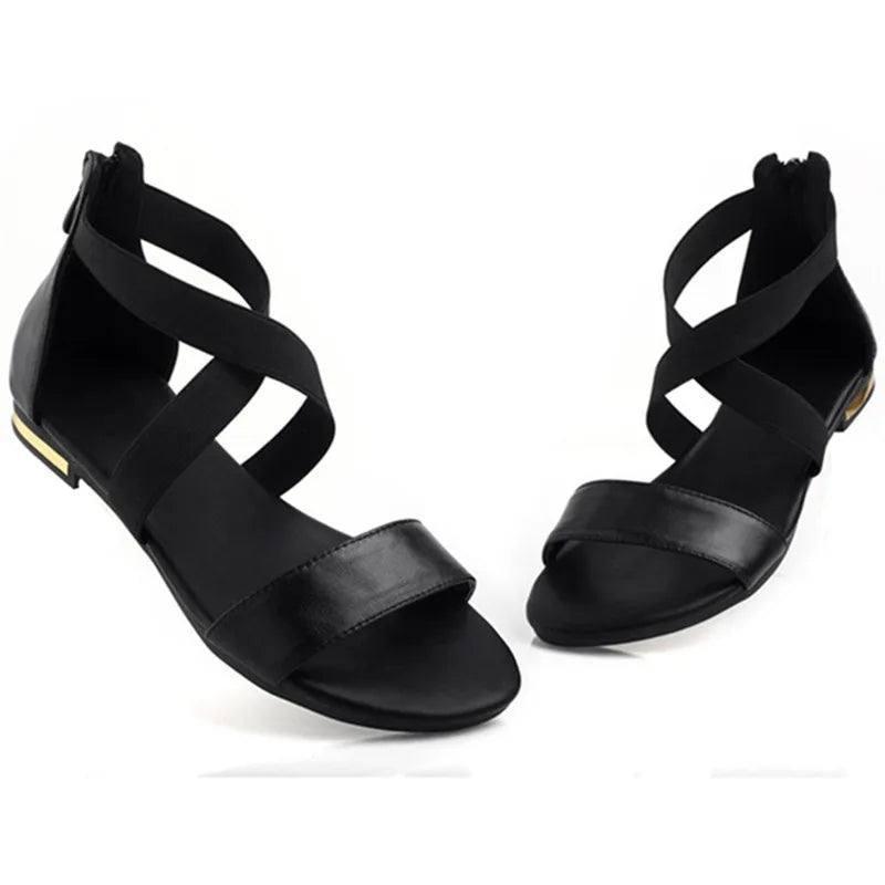 Leather Women Sandals-5