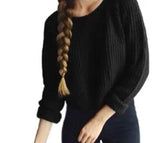 Long Sleve Classic Sweaters-Black-8