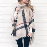 Loose Coat Plus Size Knitted Sweater-Beige-7