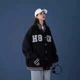 Varsity Baseball Jacket Unisex Casual Fit-Black numbers-4