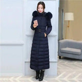 LOVEMI - Lovemi - Belt super long down jacket