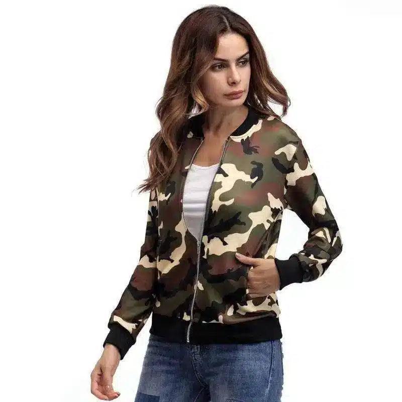 LOVEMI - Lovemi - Camouflage Comfort Jacket