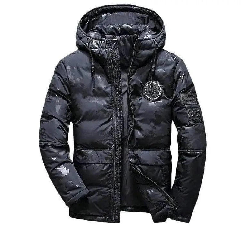 LOVEMI - Lovemi - Camouflage Men's Winter Jacket Coat Hooded Casual