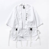 Lovemi -  Cardigan cotton and linen casual robe Outerwear & Jackets Men LOVEMI White M 