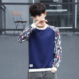 LOVEMI - Lovemi - Colorblock thin section long sleeve t-shirt