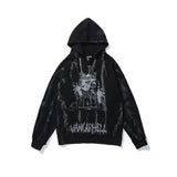 Lovemi -  Couple Hooded Sweater With Necklace Outerwear & Jackets Men LOVEMI Black S 