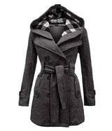 LOVEMI - Lovemi - Double-breasted mid-length coat