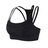 Textured Sports Bra for Fitness & Yoga-Black-6