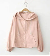 Lovemi -  Hooded jacket Hoodies LOVEMI Pink  
