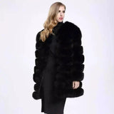 LOVEMI - Lovemi - Ladies Luxury Long Fur Coat