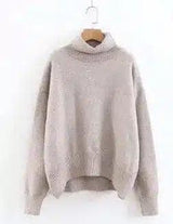 Lovemi -  Lazy Wind Net Red Sweater Coat Sweaters LOVEMI Khaki One size 