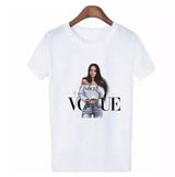 Lovemi -  Letter print t-shirt top LOVEMI B white S 