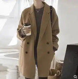 LOVEMI - Lovemi - Loose-fit reversible cashmere coat