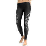 LOVEMI - Lovemi - Mechanical Print Leggings Summer All-Match Slim