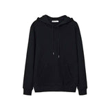 Lovemi -  Men's solid color hooded pullover sweater Outerwear & Jackets Men LOVEMI Black S 