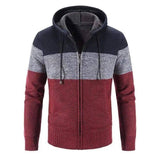 LOVEMI - Lovemi - Men Sweater Thick Zipper Wool Sweaters Hooded