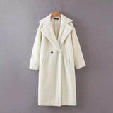 LOVEMI - Lovemi - Mid-length lamb fur coat trench coat