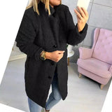 LOVEMI - Lovemi - Mid-length long-sleeved fur coat