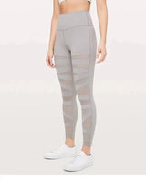 LOVEMI - Lovemi - Net gauze stitching slim hip-lifting sweatpants