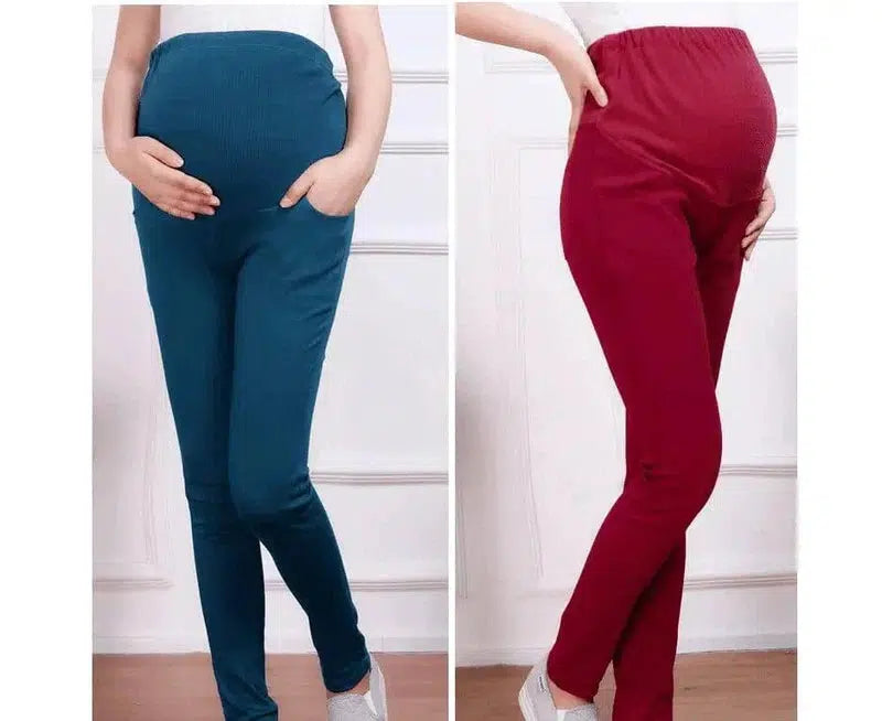 LOVEMI - Lovemi - Pregnant women nine points stomach lift pants