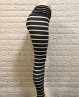 LOVEMI - Lovemi - Printed fish silk elastic waist yoga hip high