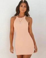 Ribbed Small Sling Dress-6