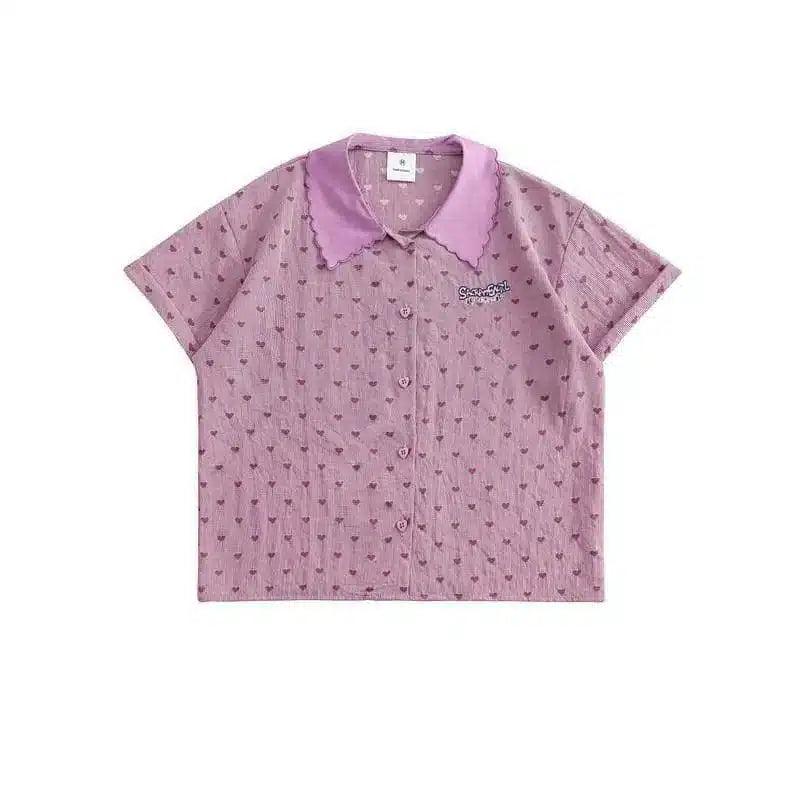 Women's Pleated Skirt with Zip Pocket Detail-Pink top-3