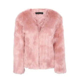 Lovemi -  Simplee Winterjacke - Maria Fur coat LOVEMI Pink S 