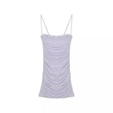 LOVEMI - Lovemi - Slim Slim Fit Hip-fit Suspender Dress