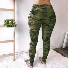 LOVEMI - Lovemi - Slim Slimming Camouflage Yoga Pants Leggings