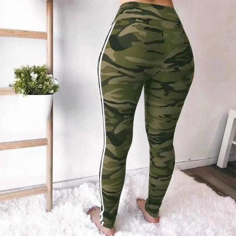 LOVEMI - Lovemi - Slim Slimming Camouflage Yoga Pants Leggings