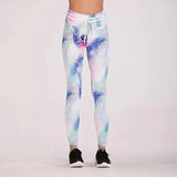 LOVEMI - Lovemi - Symphony printed yoga fitness pants slim yoga