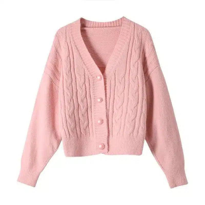 LOVEMI - Lovemi - Twist Sweater Cardigan Jacket Women Autumn Jacket