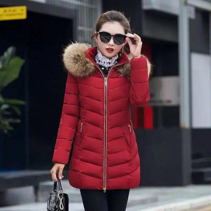LOVEMI - Lovemi - Winter jacket women fashion slim long